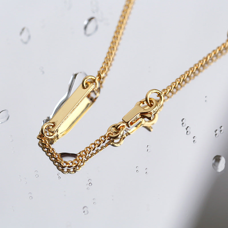 PEETTY oval drop baroque pearl pendant sweater chain 5