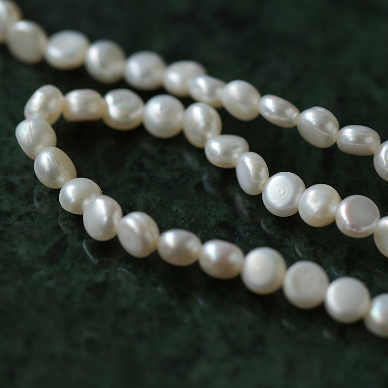 PEETTY freshwater mabe pearl necklace simple style 3