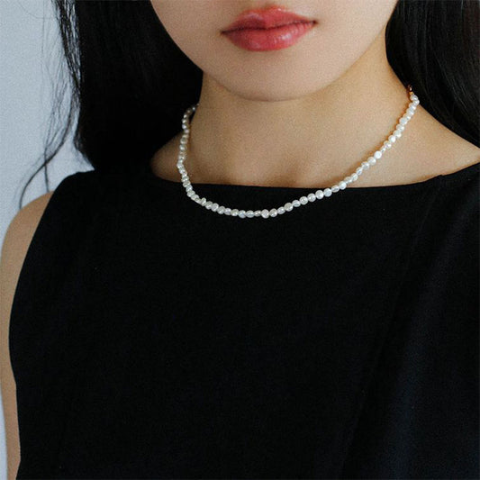 PEETTY freshwater mabe pearl necklace simple style