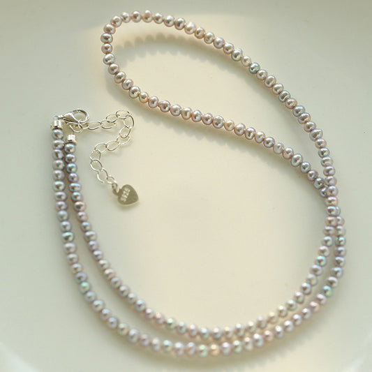 PEETTY mini freshwater pearl necklace akoya color 10