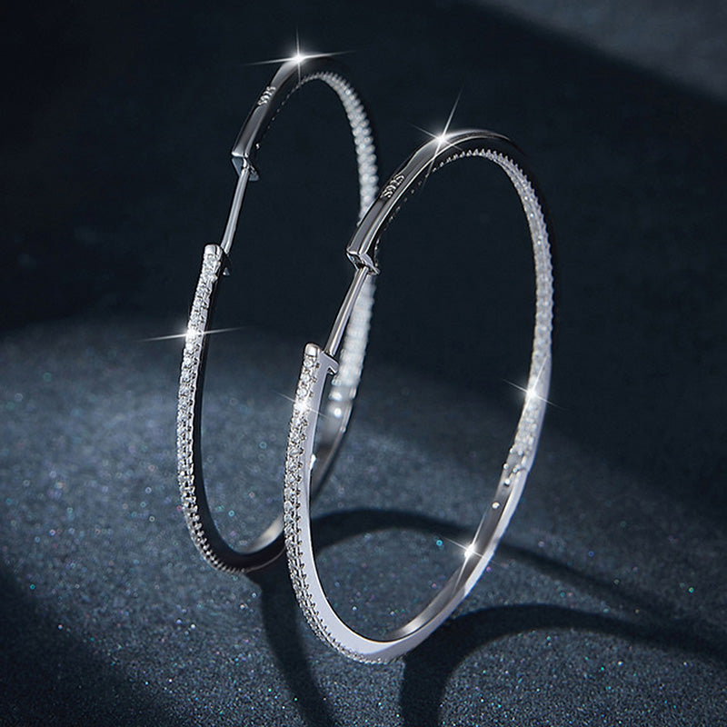 PEETTY moissanite huggie hoop earrings 925 sterling silver 02
