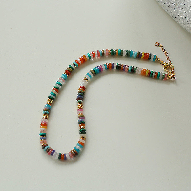 PEETTY multicolor stone beaded necklace 1
