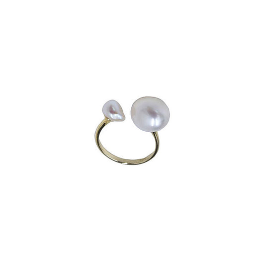 PEETTY 3-8mm special shaped pearl ring 1