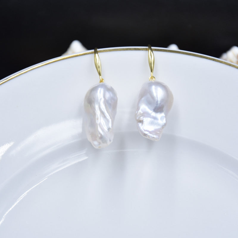 PEETTY baroque pearl dangle earrings 2