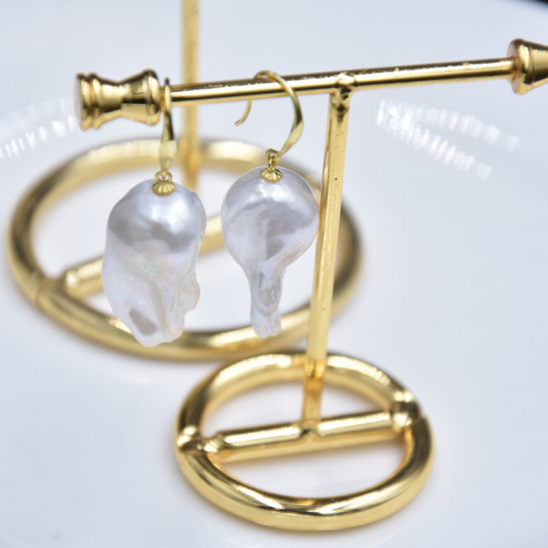 PEETTY baroque pearl dangle earrings 4