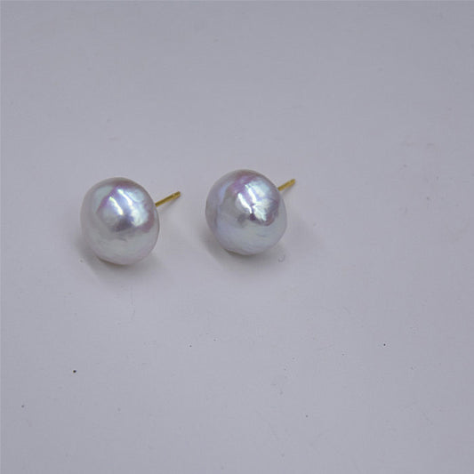 PEETTY freshwater mabe pearl stud earrings 3