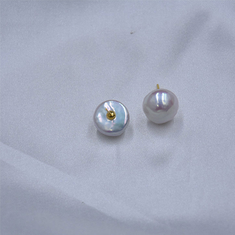 PEETTY freshwater mabe pearl stud earrings 4