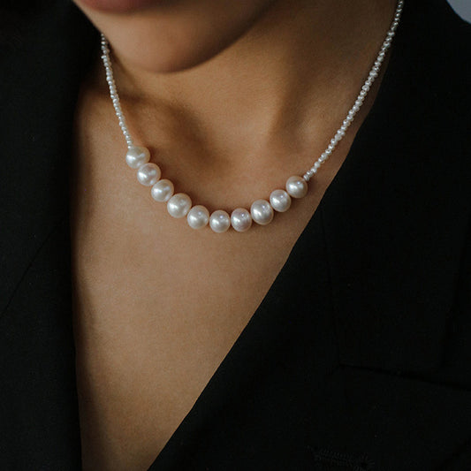 PEETTY large small pearl fashion necklace pearl jewelry 1