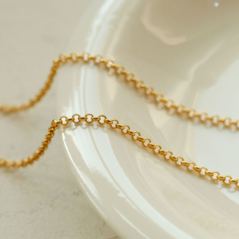 PEETTY minimalist long pearl chain necklace bracelet pearl jewelry 3