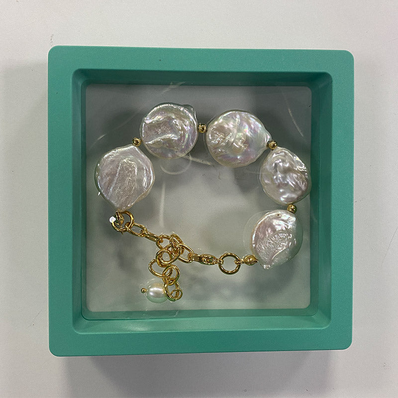 PEETTY simple freshwater baroque pearl bracelet packaging