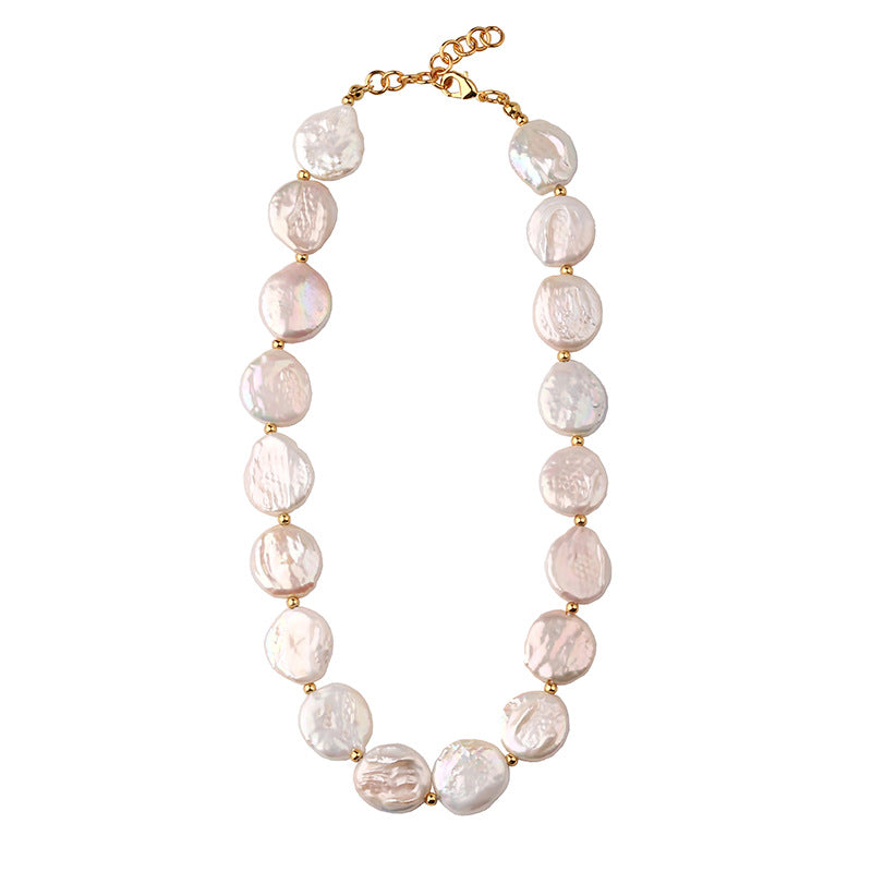 PEETTY simple freshwater baroque pearl necklace 1