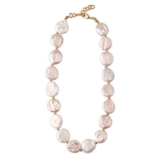 PEETTY simple freshwater baroque pearl necklace 1