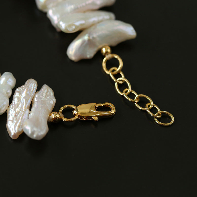 PEETTY special shaped baroque pearl bracelets 3